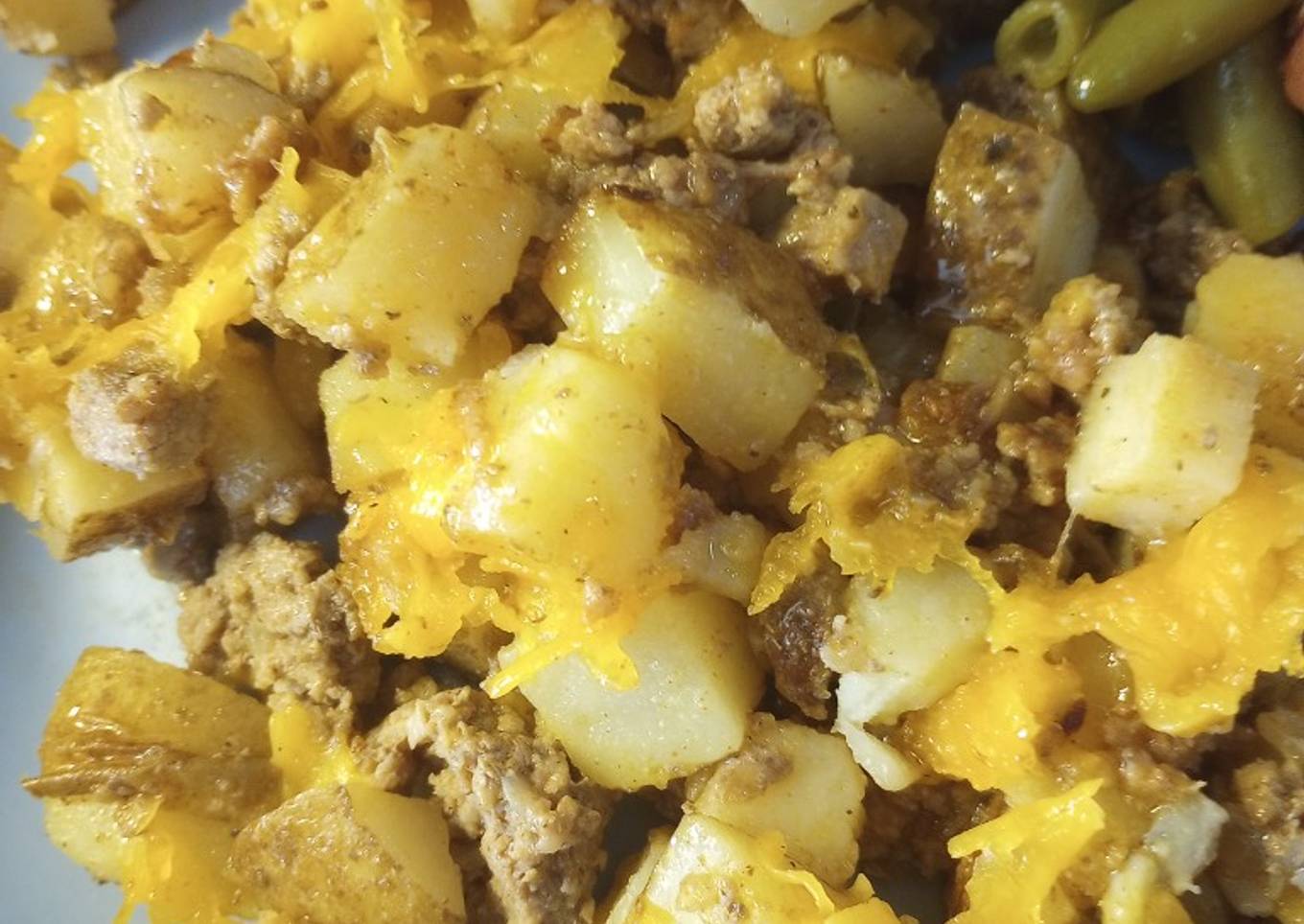 Hamburger and Potato Hash
