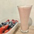 Yogurt drink strawberry mix banana