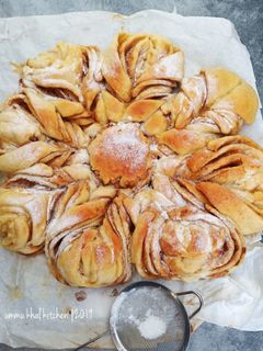 Foto resep Cinnamon Flower Bread
