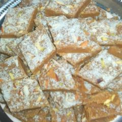 A picture of #pakistankaMeetha Chanay ki daal ka Halwa.