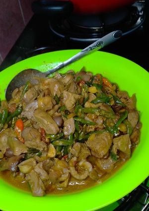 Foto resep Ati ampela pedas manis
