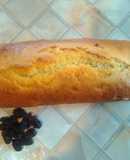 Budín con pasas de uva