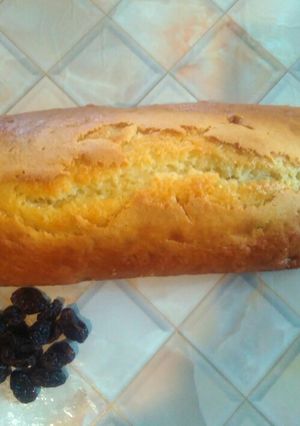 Una foto de Budín con pasas de uva