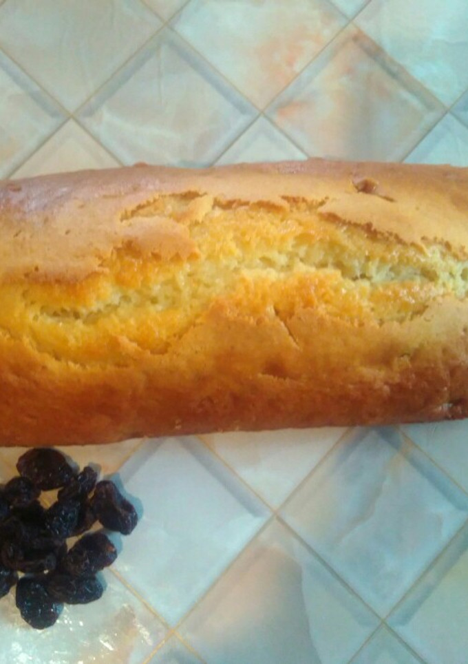 Una foto de Budín con pasas de uva