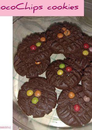 Foto resep Cookies ChocoChips Rainbow