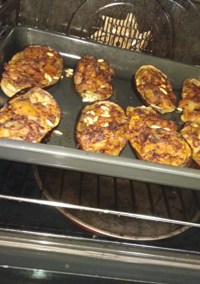 Una foto de Berenjenas rellenas de atún