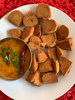 A picture of Dal Baati.