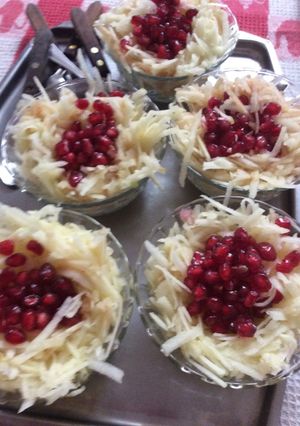 Una foto de Postre dietético 🍏