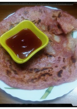 बीटरूट आलू पराठा रेसिपी मुख्य फोटो