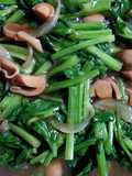 Tumis poileng jamur hitam (chao ko) non MSG