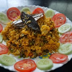 A picture of Fresh mix vegetables spicy veg pulao.