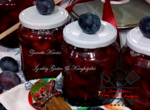 Rumos szilvabefőtt recept fotója