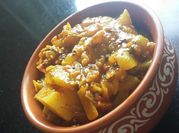 A picture of lauki bhaji