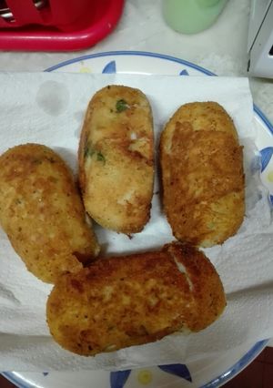 Una foto de Croquetas con sorpresa