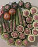 Rau củ dồn thịt