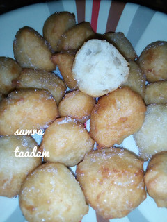 A picture of Semovita puff puff.