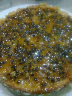 Una foto de Torta de maracuyá