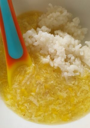 Foto resep Mpsi 11m+ soup jagung ayam