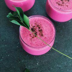 Beetroot Yogurt Drink#Authormarathon A picture of Beetroot Yogurt Drink#Authormarathon.