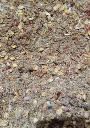 A picture of Homemade Chat Masala.