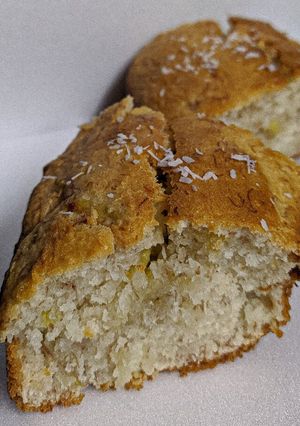Una foto de Budín de CocoBanana 🥥🍌
