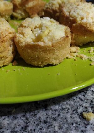Una foto de Mini crumble de manzana