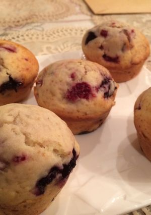 A picture of Berry muffins.