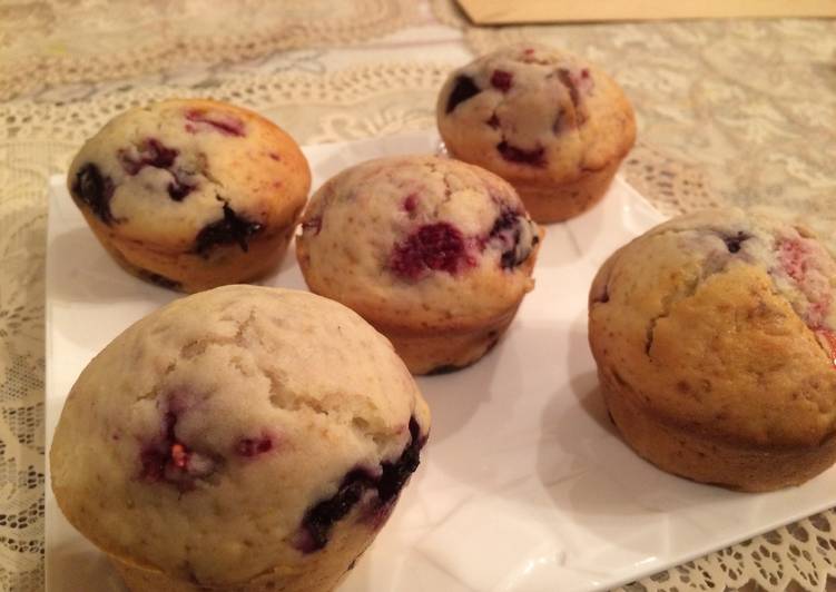 Recipe of Homemade Berry muffins