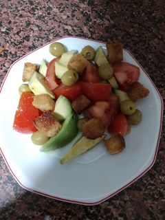Una foto de Ensalada de Croutons