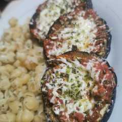 Una foto de Berenjenas con Salsa Deliciosas