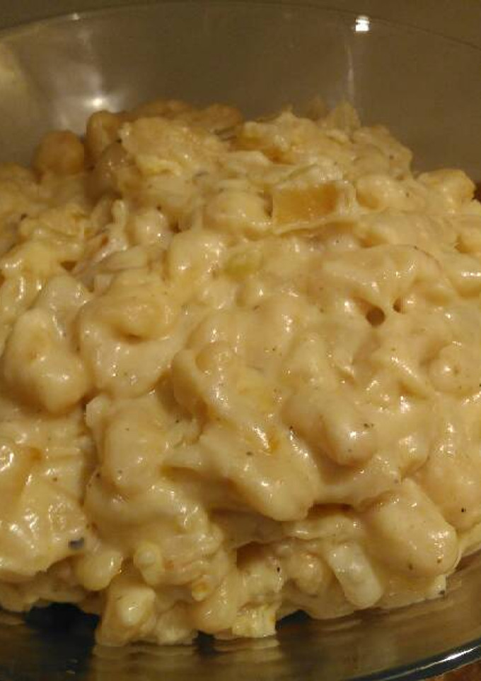 Una foto de Alubias con nata y queso