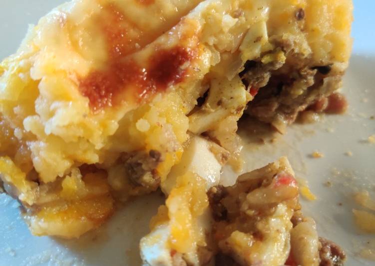 Pastel de papa y zapallo