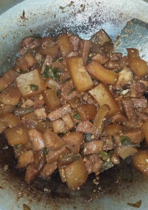 Foto resep Tempe gembus campur kikil oseng pedes cabe+mrica
