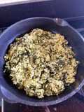 Arroz meloso con espinacas en thermomix