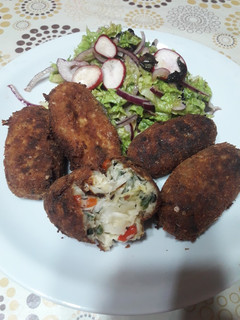 Una foto de Croquetas de verduras
