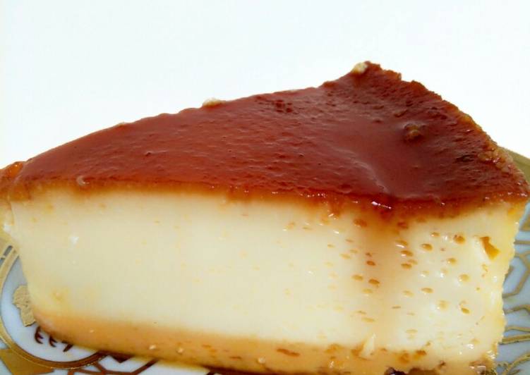 Resep Cheese cake caramel kukus Anti Gagal