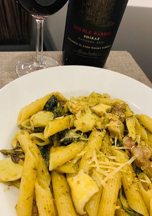 รูปของ Penne with Pesto Sauce