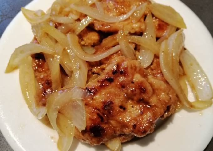 Simple Way to Make Speedy Onion Porkchop