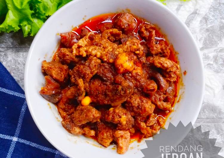 Rendang Jeroan Ayam