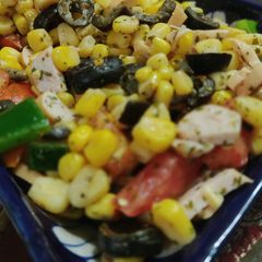 A picture of Easy veggie salad.
