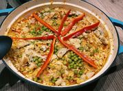 A picture of vegan paella