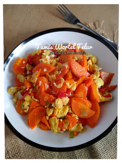 Foto resep Tumis Wortel Telur 🥕