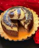 Eggless Chocolate Marble Cake