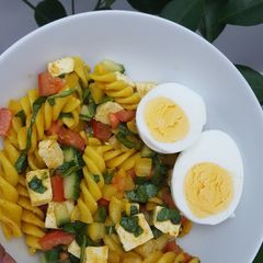 A picture of Pasta salad.