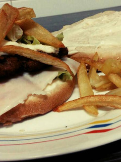 Una foto de Hamburguesa casera