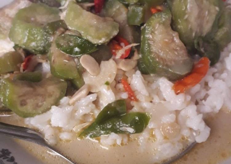 Terong ijo kuah santen