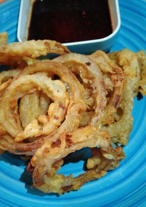 Foto resep Onion Ring with Gochujang