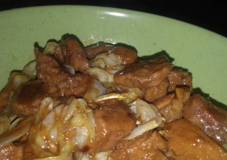 Oseng sapi lada hitam