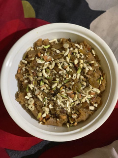 A picture of Moong dal halwa.