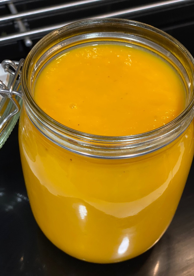 Una foto de Puré de calabaza y zanahoria (Mambo)